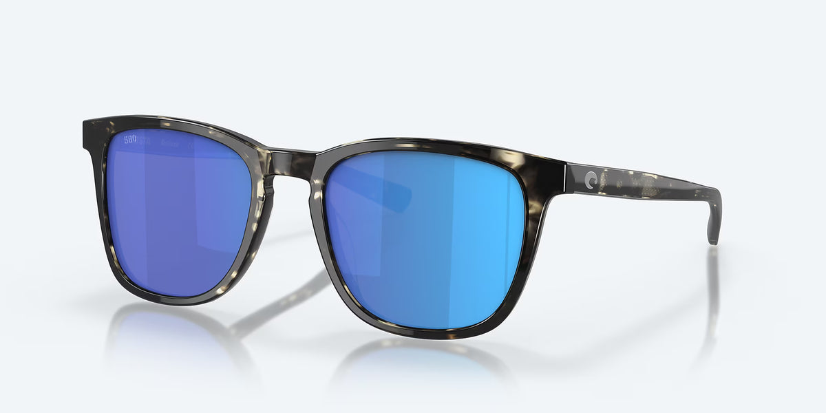 Costa Sullivan Black Blue Lens