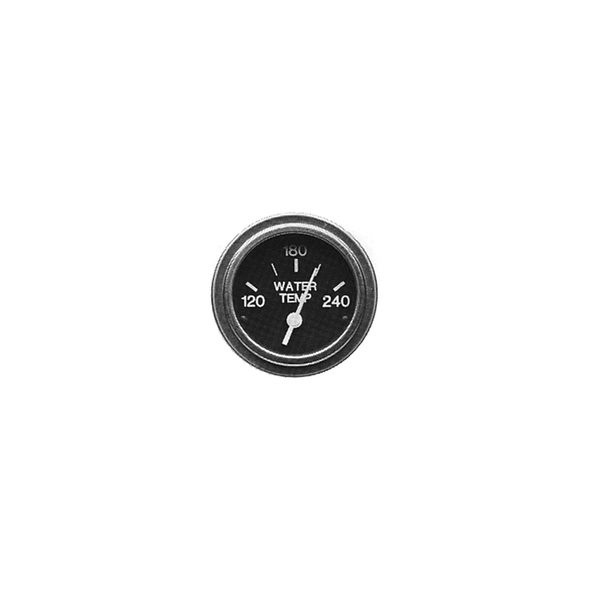 Sierra 80590P Heavy Duty Series 2" Electric 120-240 F Dial Range Water Temperature Gauge & Requires "D" Sender Code