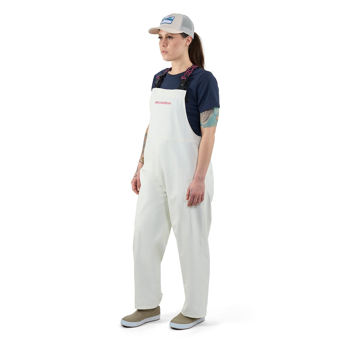 Grundens Woman Petrus White Bibs