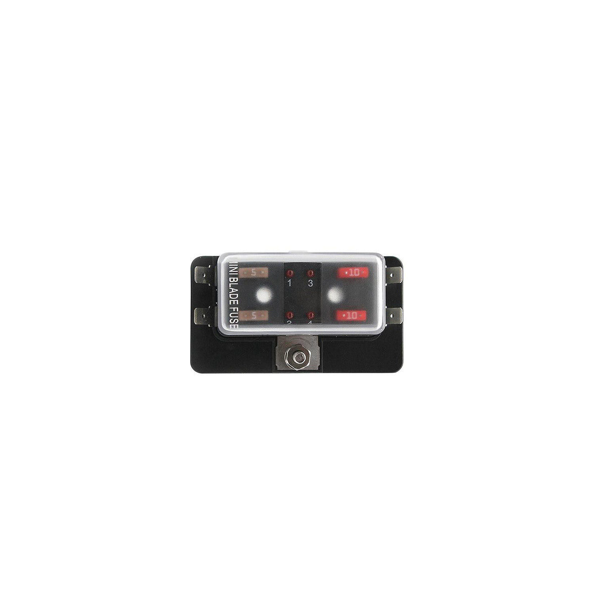 Cole Hersee 880024BP SD MINI Fuse Block, 4-Gang