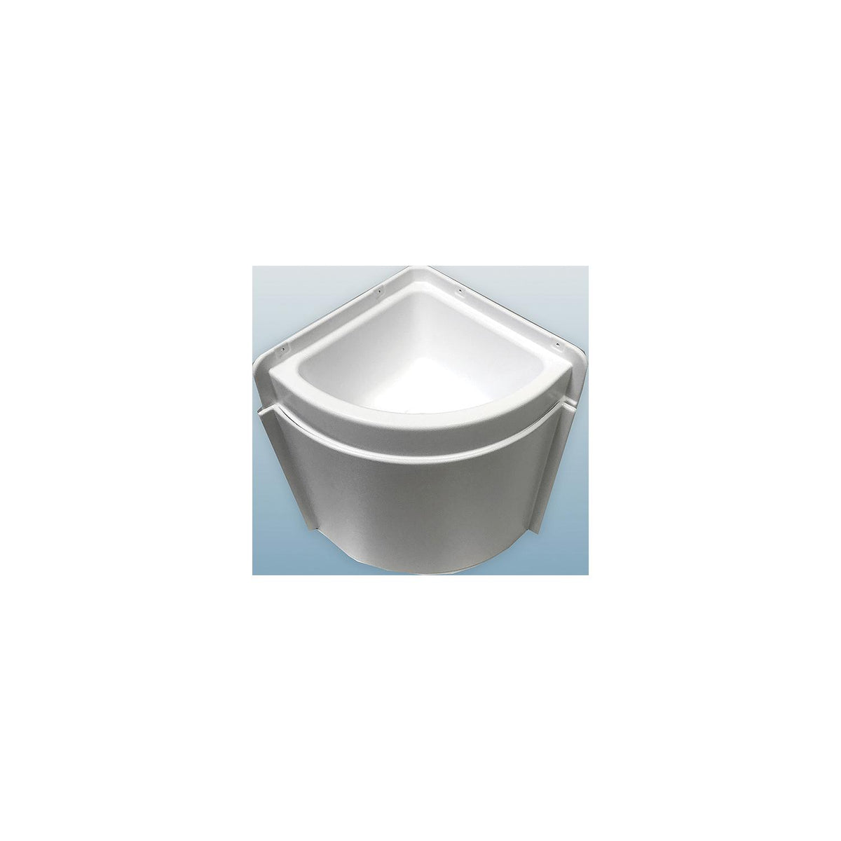 Specialy Recreation LSC11W Lavatory Corner Sink, 11", White