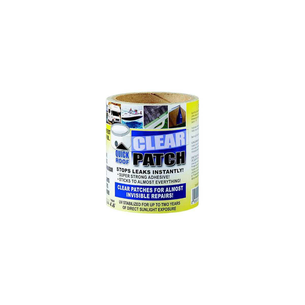 Quick Roof QRCP46 Clear Patch, 4" x 6"