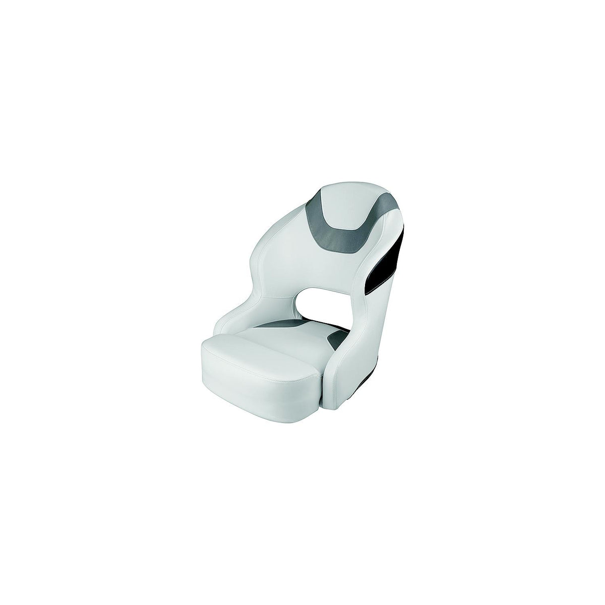 Wise Baja Series Bucket Seat, Brite White / Grey / Black
