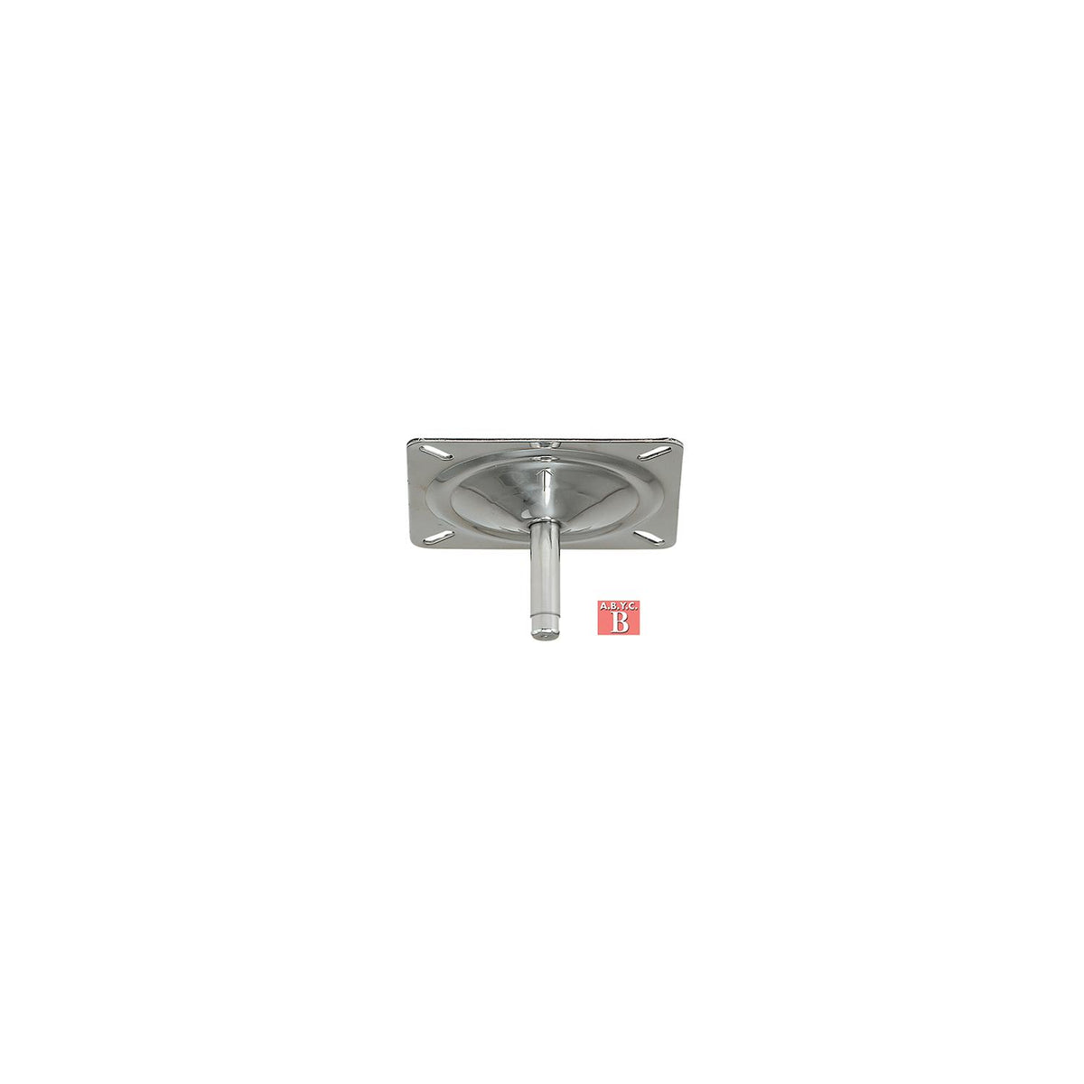 Attwood 1002SS Lock'N-Pin 3/4" Pin Seat Mount Stainless E-Coated w/o Spring