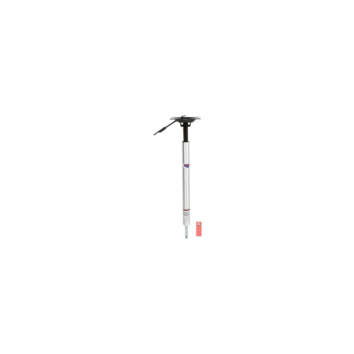 Attwood Lock'N-Pin 3/4" Power Pedestal 24-30" Stainless Steel Pin, Threaded
