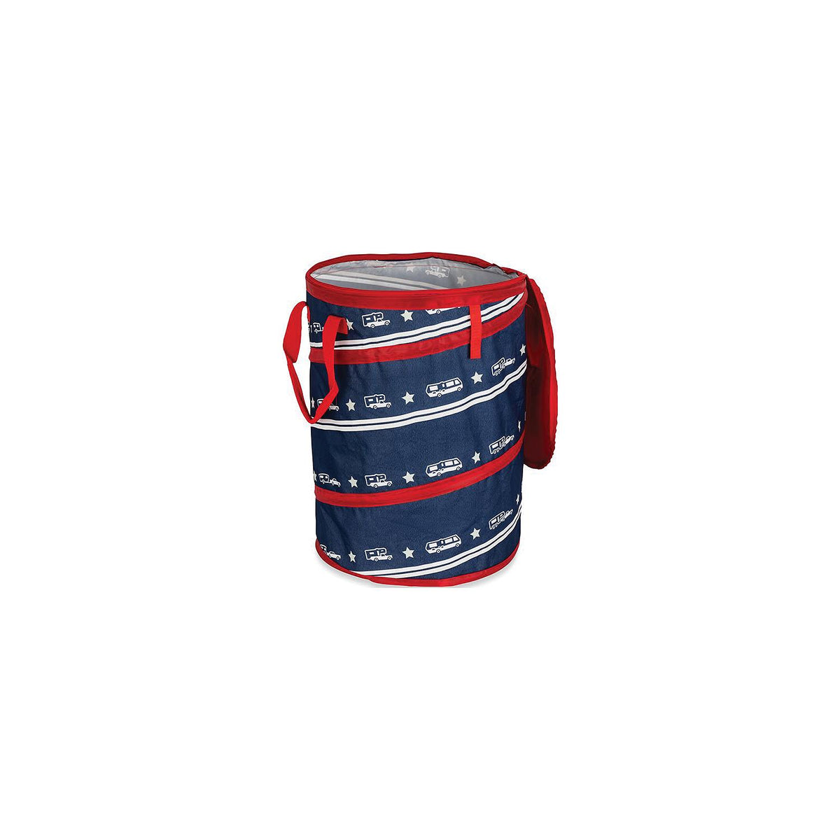 Camco 42995 Pop-Up Utility Container, Red/White/Blue Patriotic, 30 Gal.