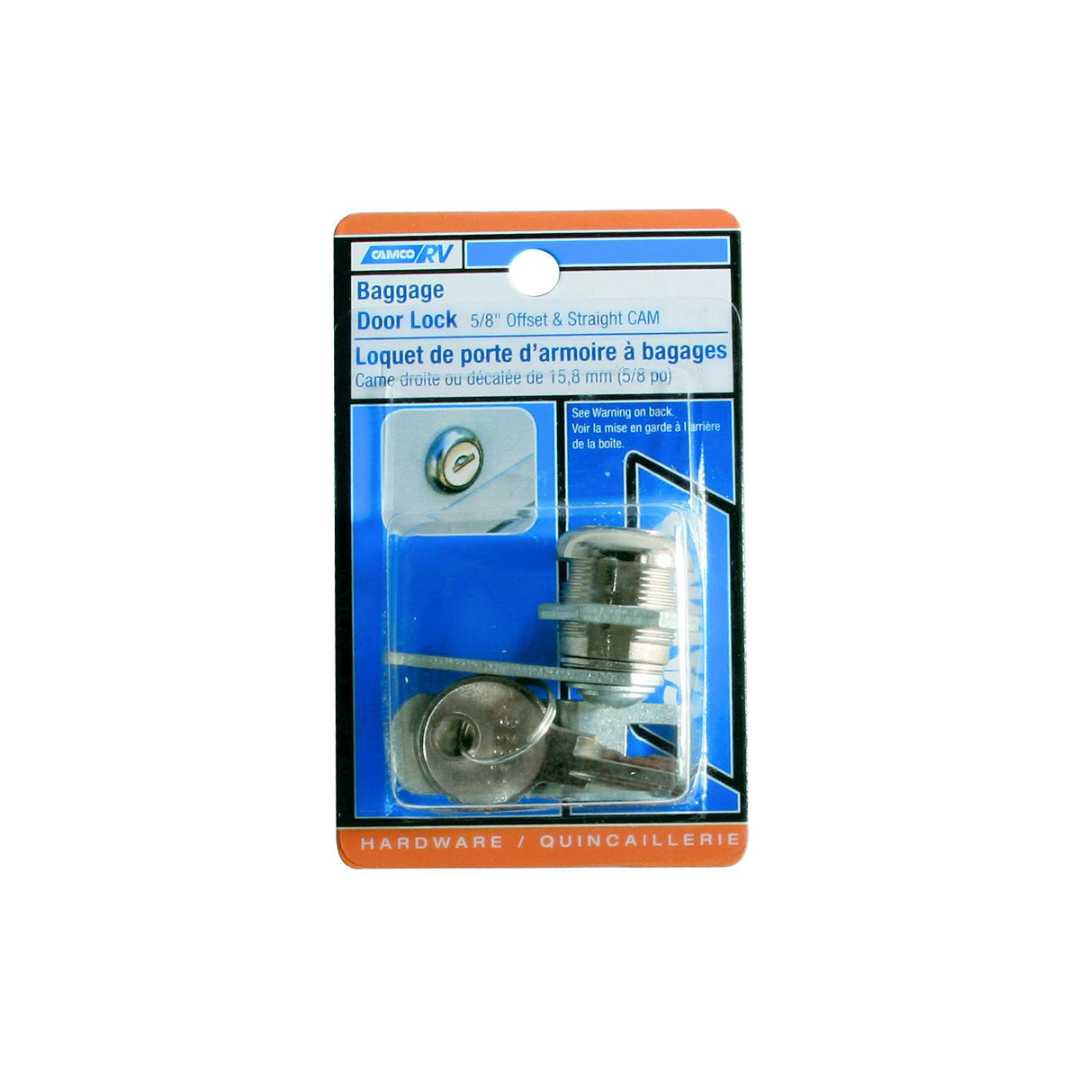 Camco Cam Lock (Contains One Offset and One Straight Cam)