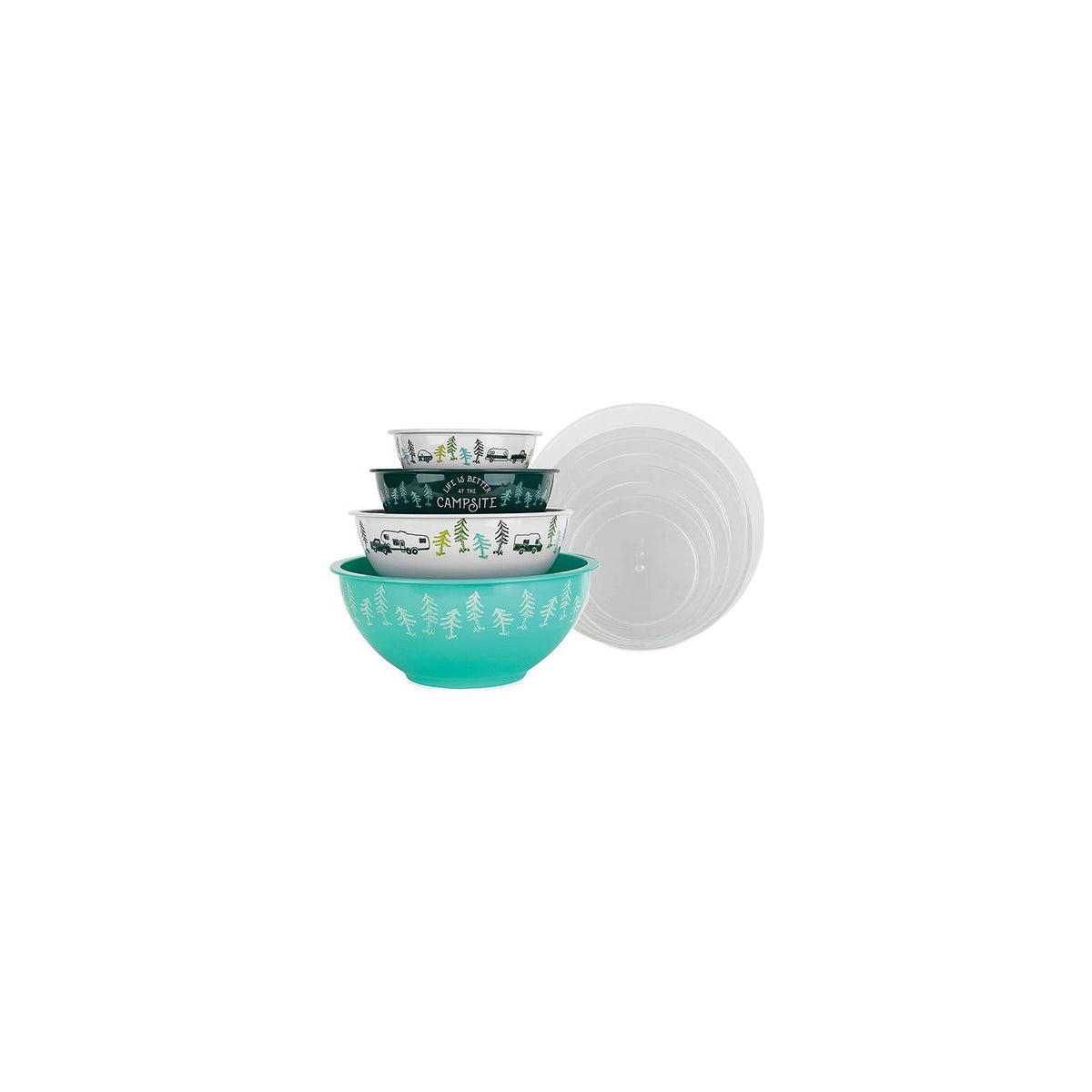 Camco 53451 Nesting Bowl Set With Lids
