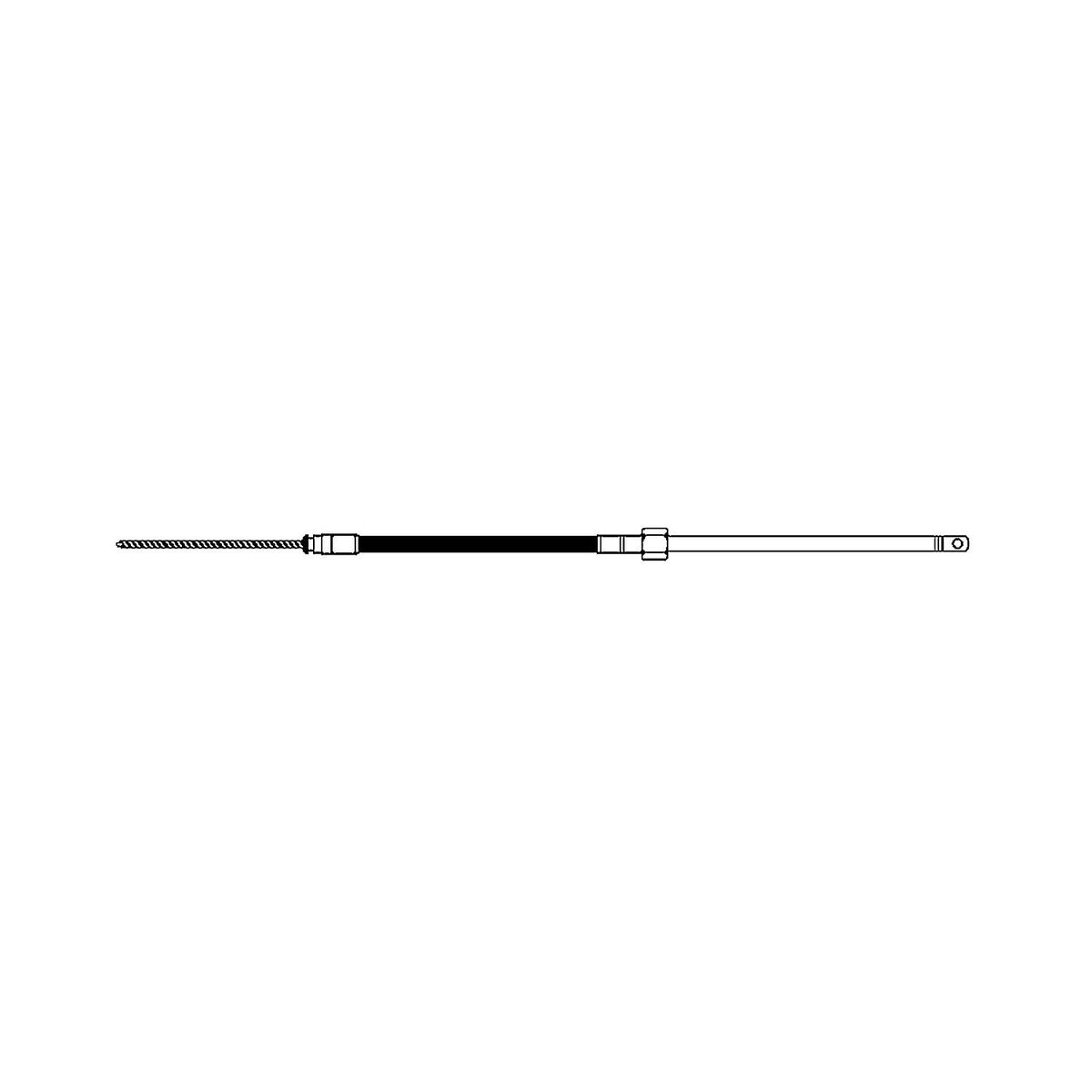UFLEX M66 Universal QC Rotary Steering Cable (Replaces UFLEX, Morse Command 290 or Teleflex SSC62), 8'
