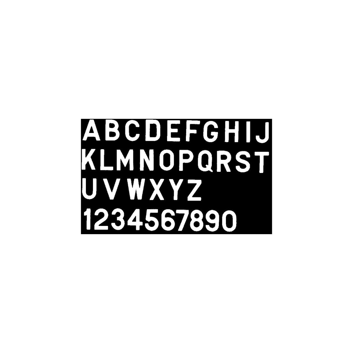 3" Letter-White "C", 10 Pack