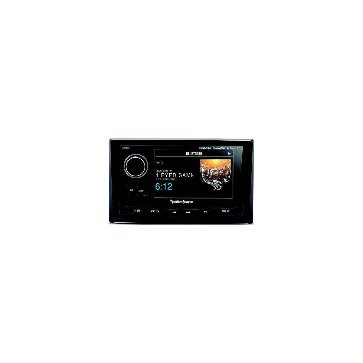 Rockford-Fosgate PMX8DH Punch Marine Full Function Wired 5" Tft Display Head