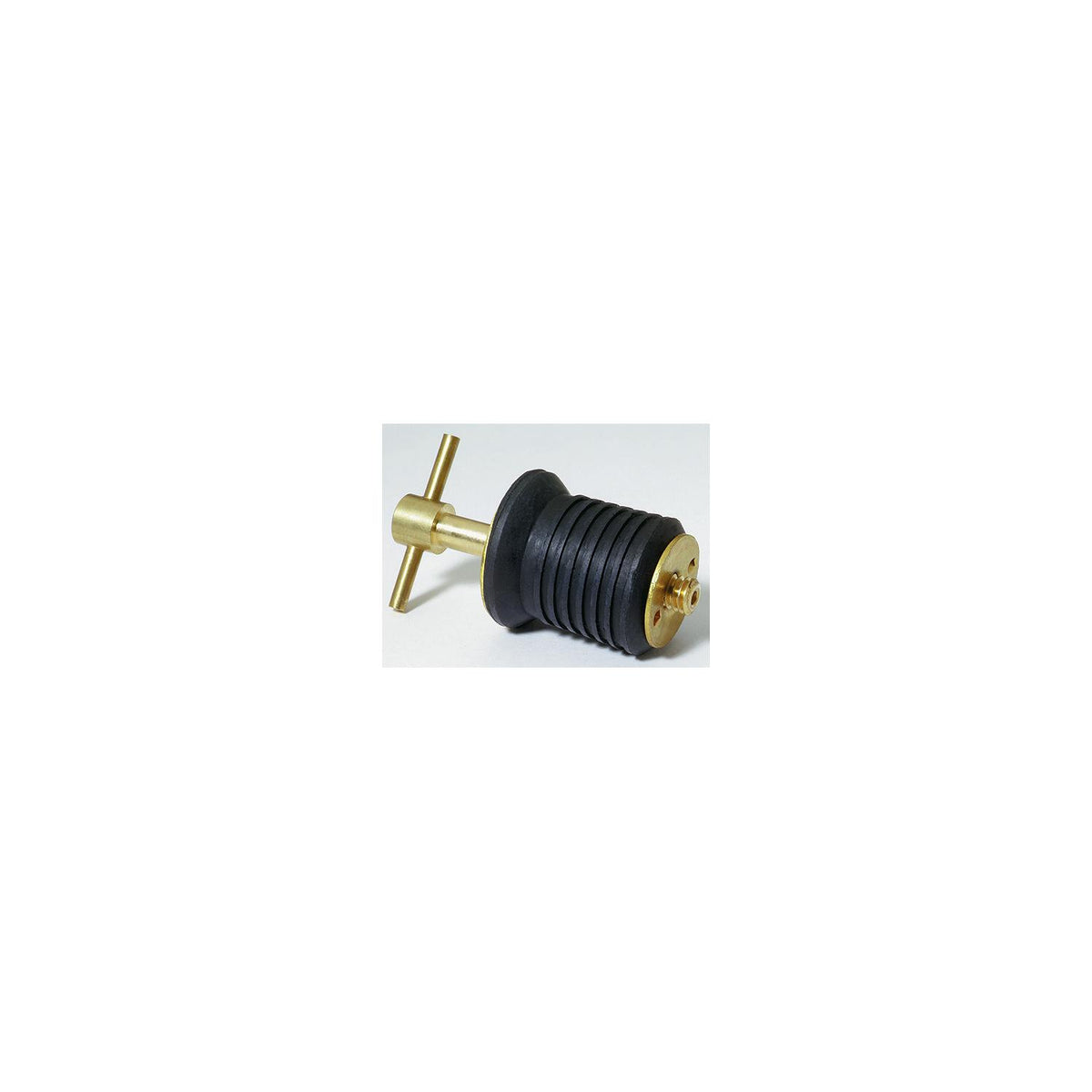 Attwood 1" Drain Plug with Brass T-Handle w/o Chain