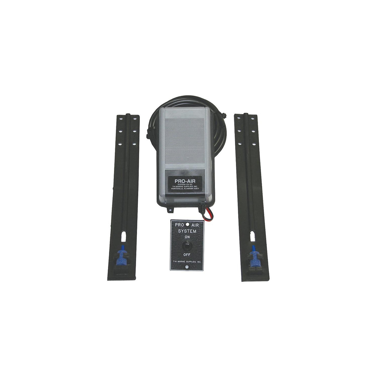 T-H Marine 12V Complete Pro-Air System Livewell Aeration Kit With Air Stones