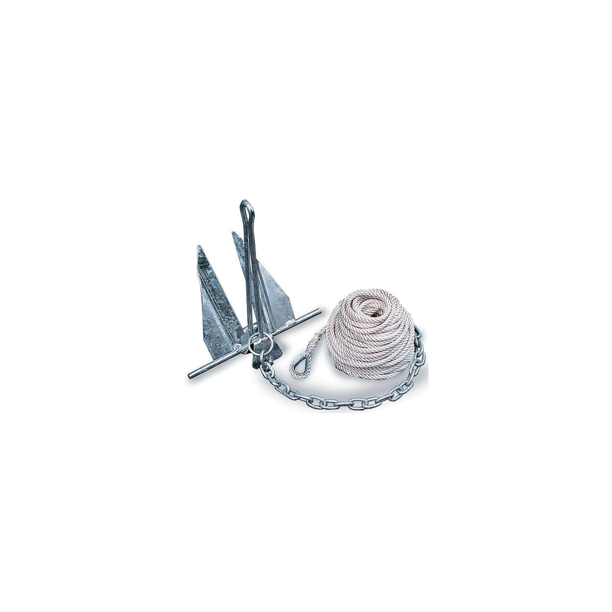 Tie Down Engineering Super Hooker Anchor Kit Includes Anchor, Anchor Line, Chain and (2) Shackles