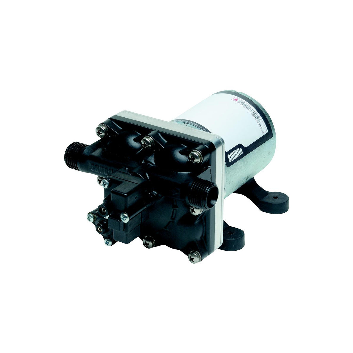 SHURFLO 4008101E65 Revolution Self-Priming 3 GPM 55 PSI 12V Fresh Water RV Pump