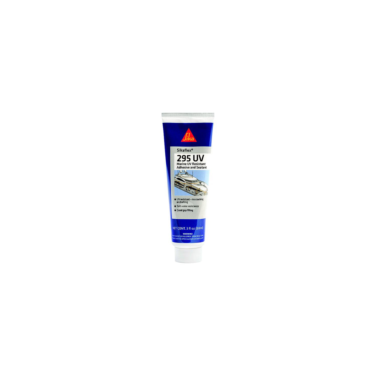 Sikaflex 610586 295UV, 3 oz., White