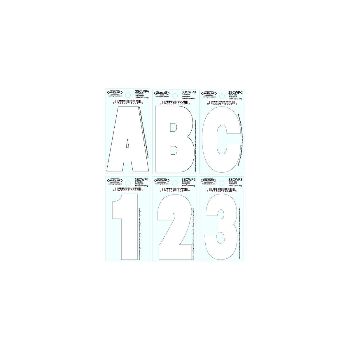 3" Dyer Font Letter-White "Z", 10 Pack