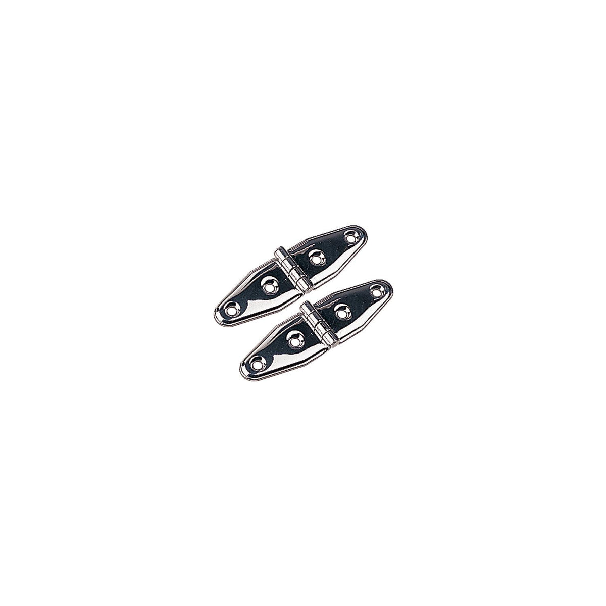 Stainless Strap Hinge 4-1/8", Pair