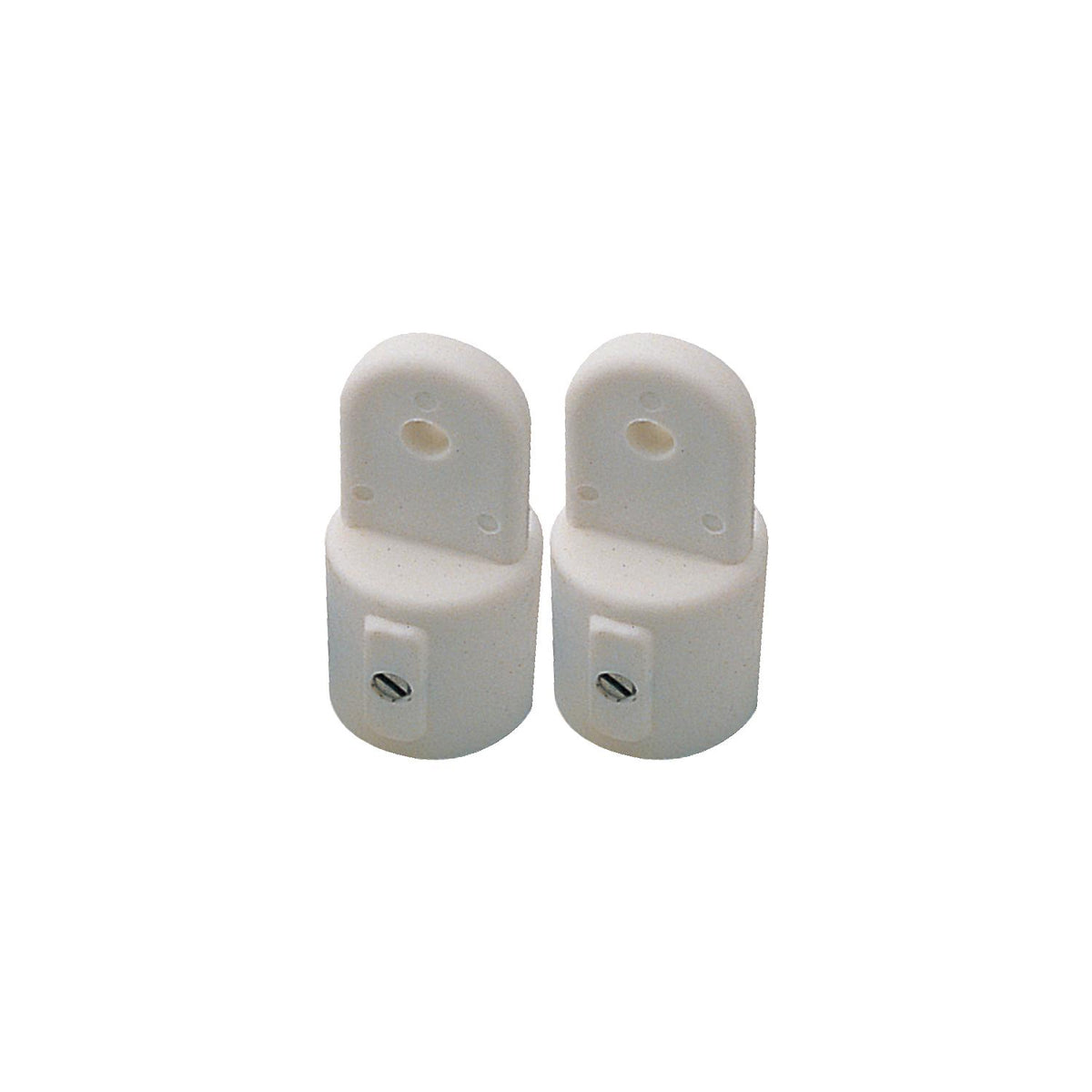Sea-Dog 2731011 External Eye End, 7/8" White, Pair