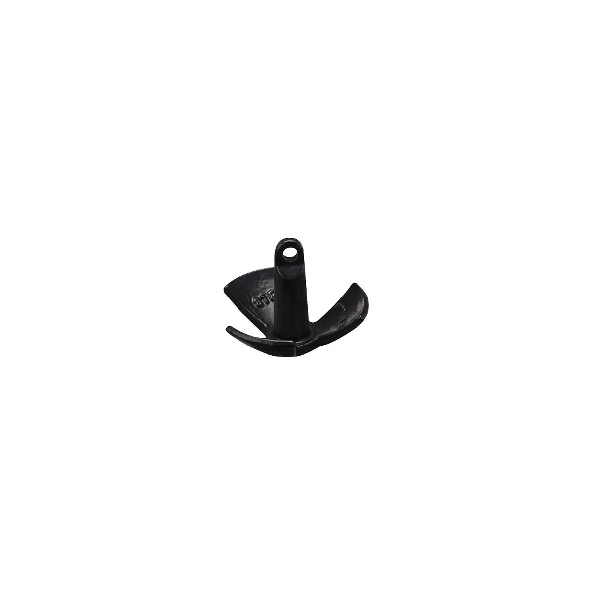 SeaDog 314272 Cast Iron River Anchor, Black Vinyl Coated, 13 lbs.