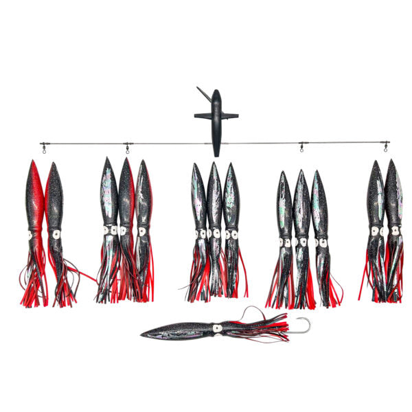 ChatterLures 36″ Side Tracker® with 13″ Floating Bulb Squid