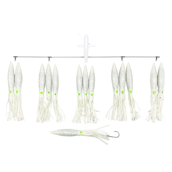 ChatterLures 36″ Side Tracker® with 13″ Floating Bulb Squid