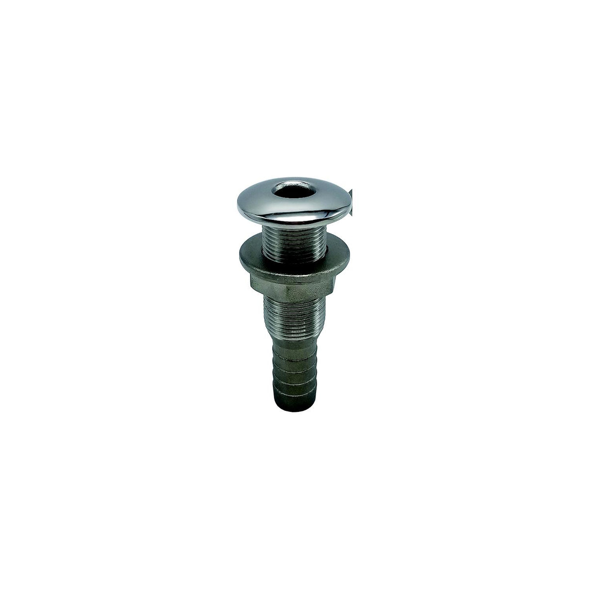 Thru Hull 2" SS w/Hose End