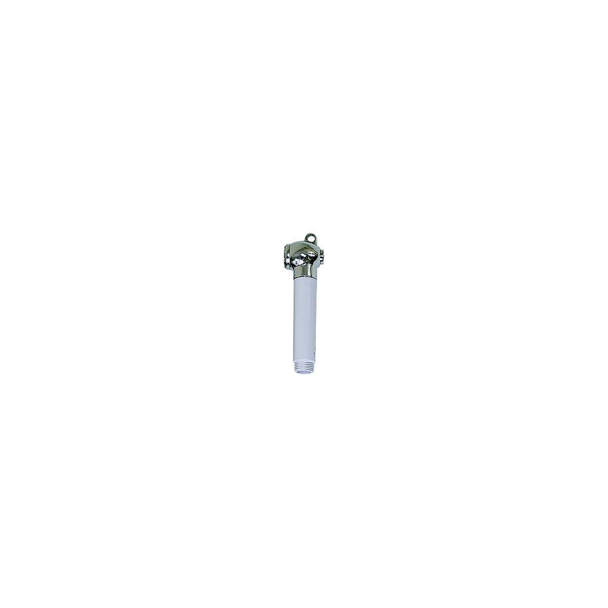 Scandvik 10283 Straight Brass and ABS Push-Buttom Sprayer Handle Only, White