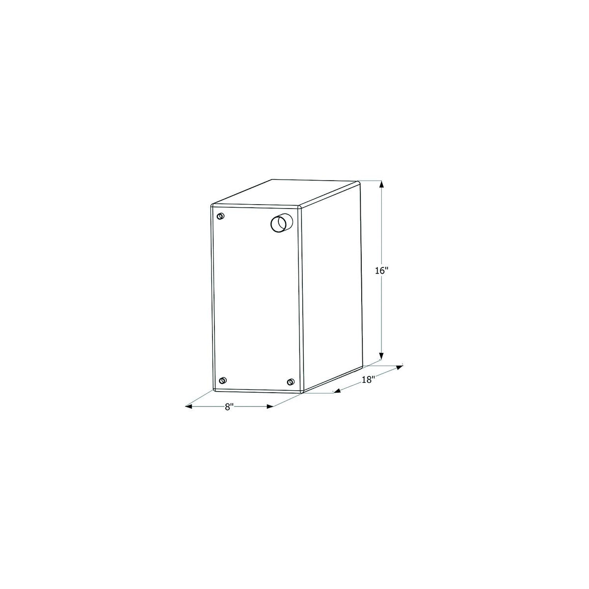 Icon Fresh Water Replacement Tank, 10 Gal.