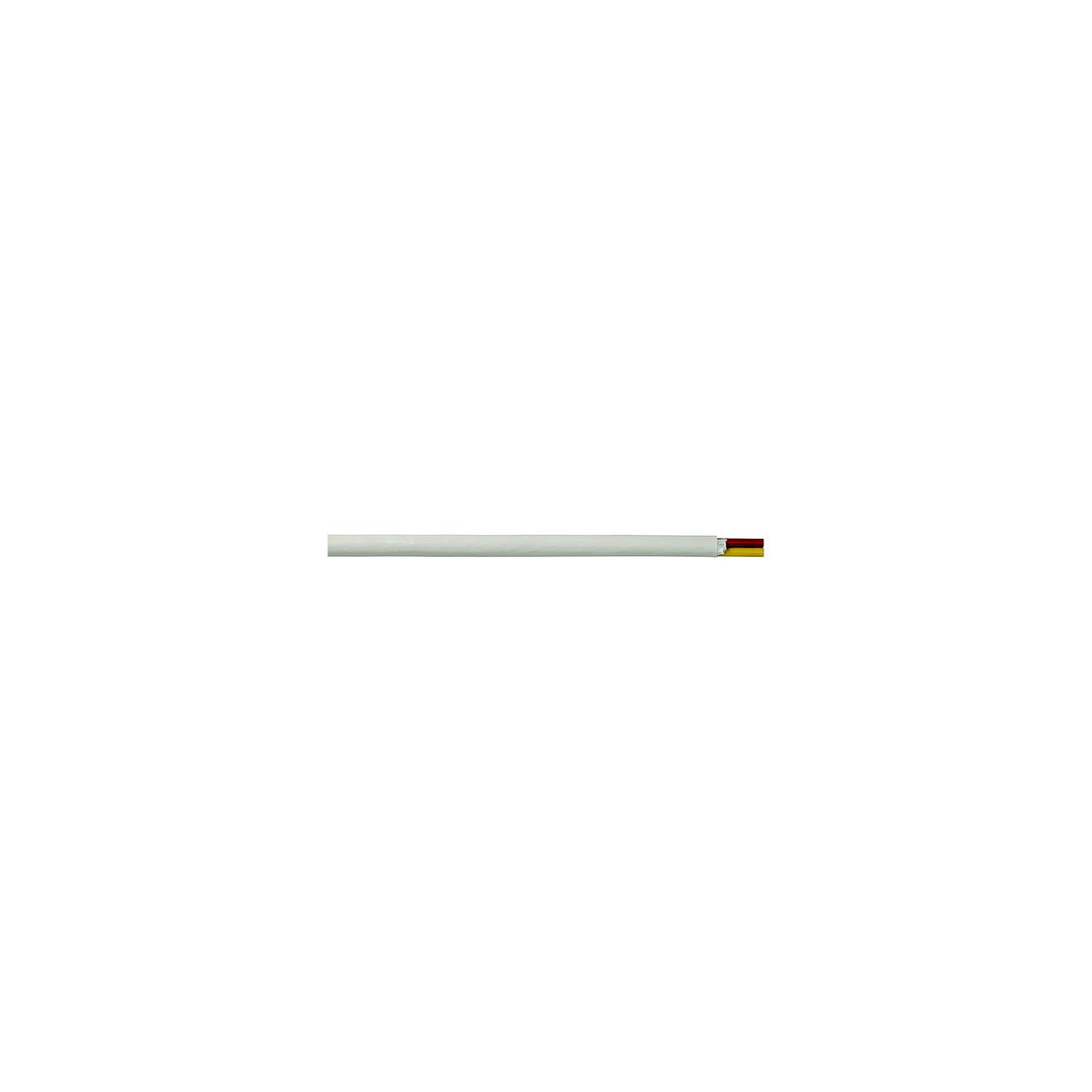Cobra Wire B6W16T20100FT Tinned Copper Round Duplex Safety Wire, 16/2, 100', White