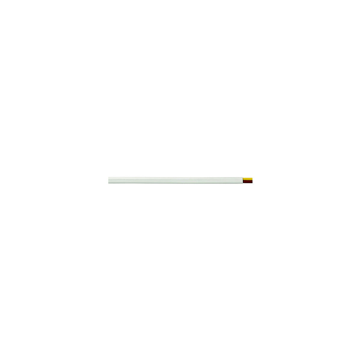Cobra Wire B7W12T20250FT Tinned Copper Flat Duplex Safety Wire, 12/2, 250', White