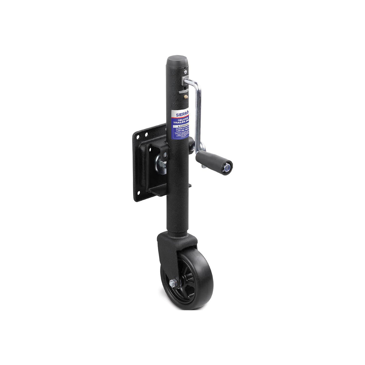 Sierra 05465010 Deluxe Trailer Jack w/6" Wheel
