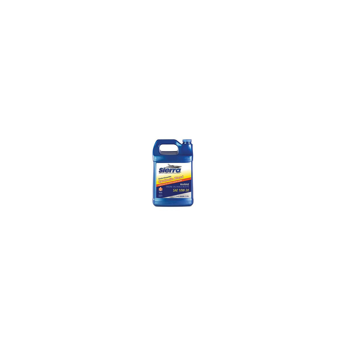 Sierra 9421CAT3 4-Stroke Synthetic Blend Catalyst Outboard Engine Oil, 10W30, Gal.