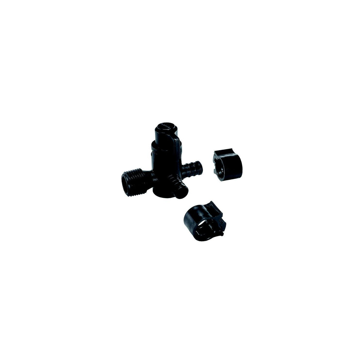 Flair-It Pexlock 3-Way Valve, 1/2" PEX x 1/2" MPT x 1/2" PEX