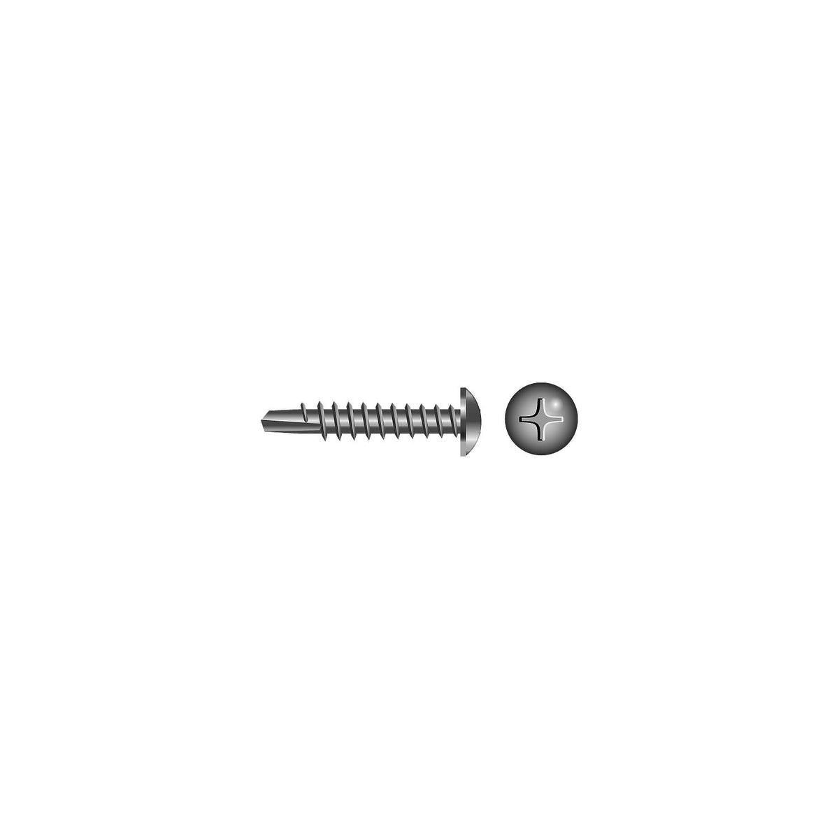 Phillips Self Drilling Screw - Pan Head
#8 x 1"