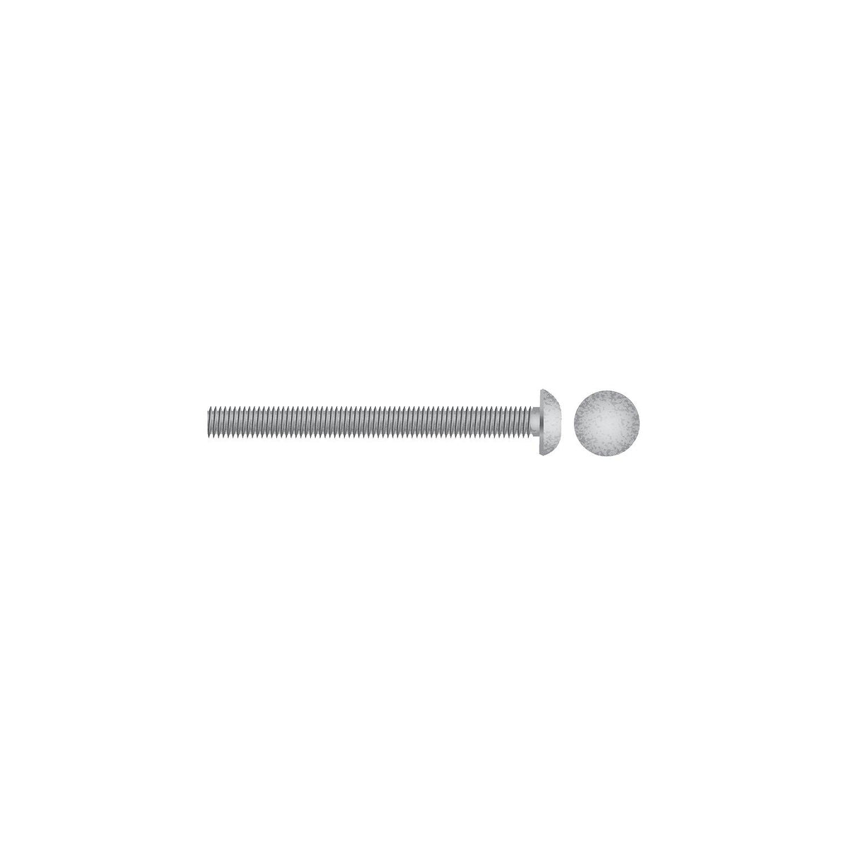 Carriage Bolt, 1/2"-13 x 3"