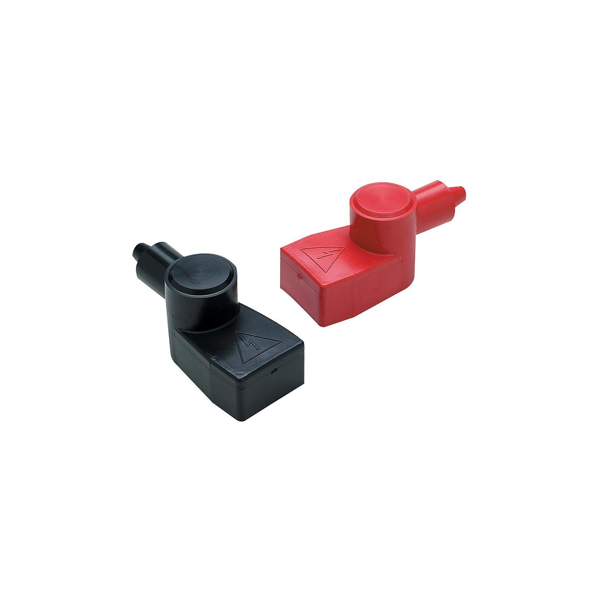 Seachoice Marine Type Battery Terminal Covers (Set Includes 1 Red and 1 Black) Fits Terminals With Wing Nut
