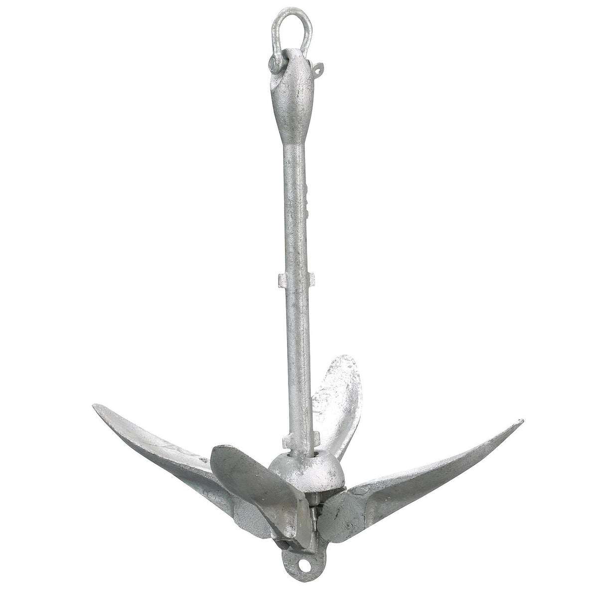 Seachoice 41020 Galvanized Folding Grapnel Anchor, 7 lbs.
