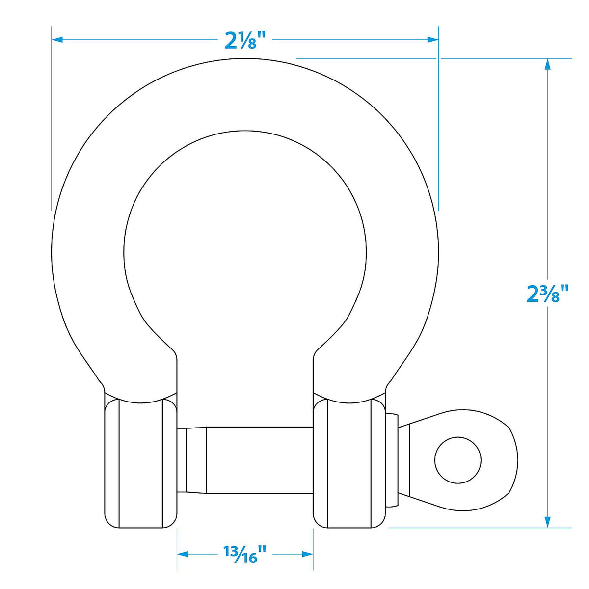 Seachoice Stainless Steel Anchor Shackle