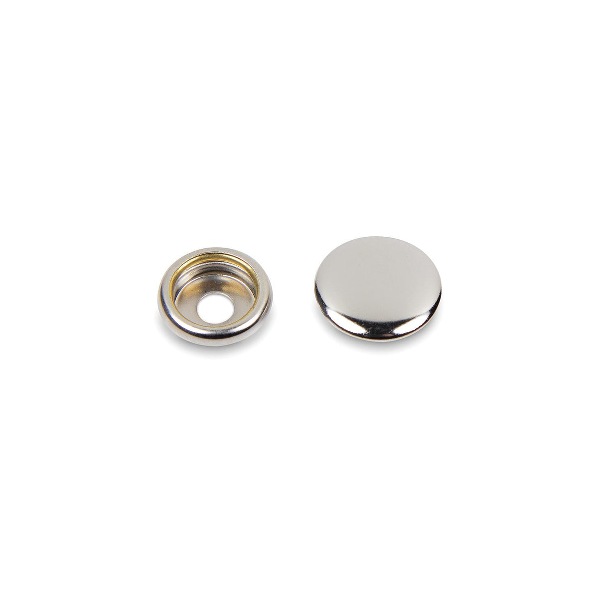 Seachoice Stainless Steel Button Socket With Barrel, 1/4", 6 Sets