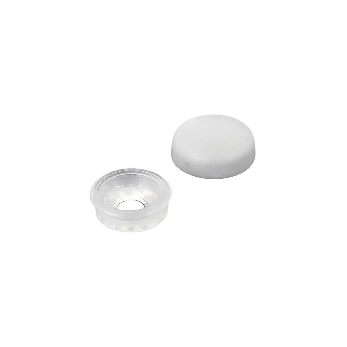 Seachoice Screw Caps, AlumTone, Fits #6 & #8