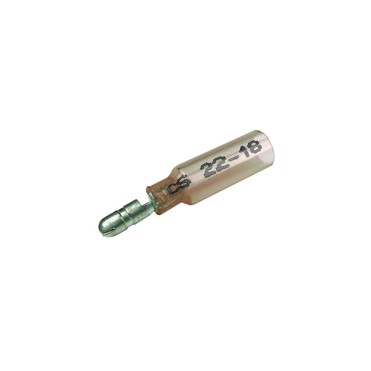 Seachoice Insulated Heat Shrink Bullet Terminals, Male
