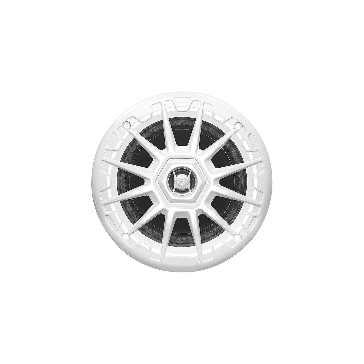 Seachoice 72111 5-1/4" 2-Way 150W Round LED Speakers, 1 Pair, White