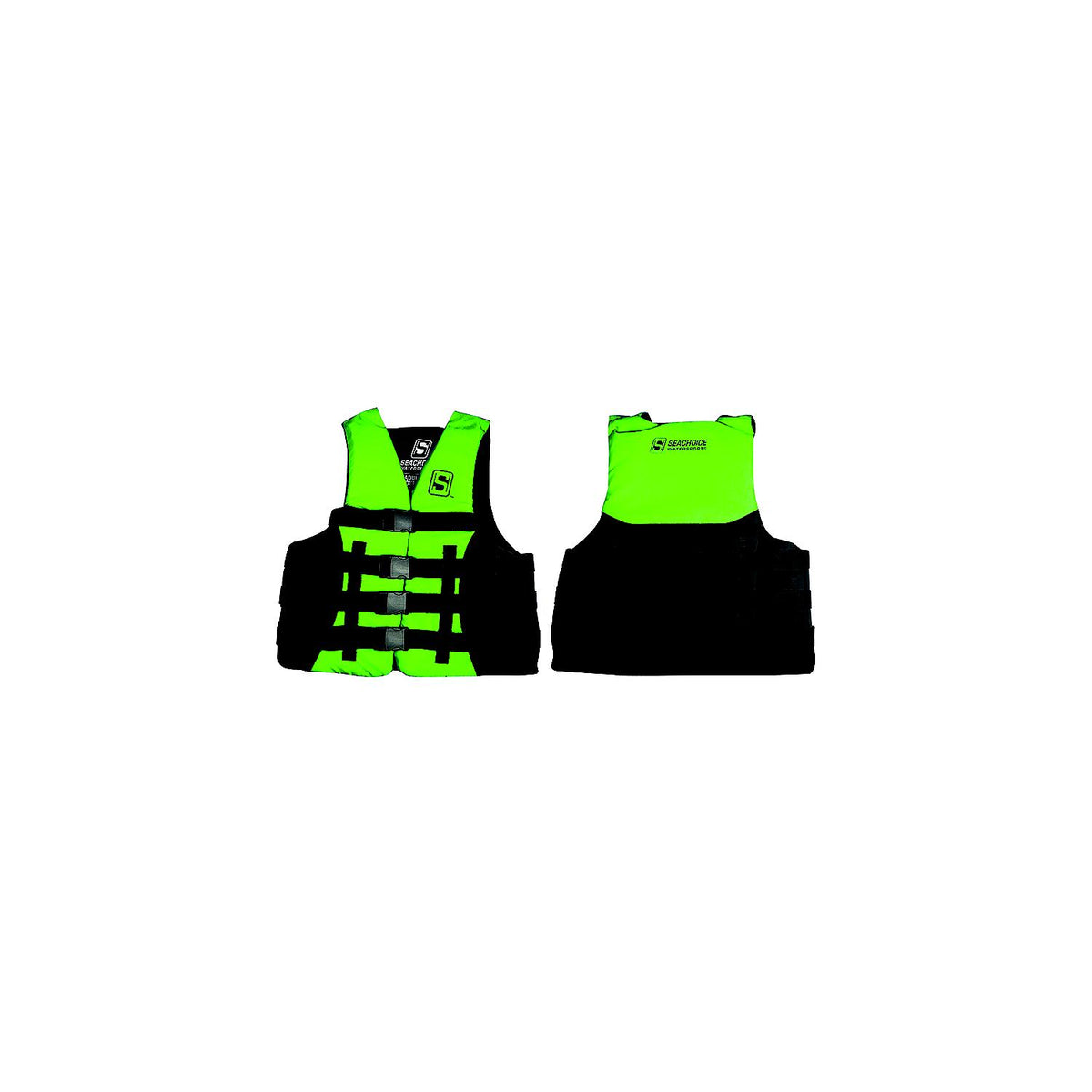 Seachoice 85147 Evoprene Multi-Sport Vest, Green/Black, XL