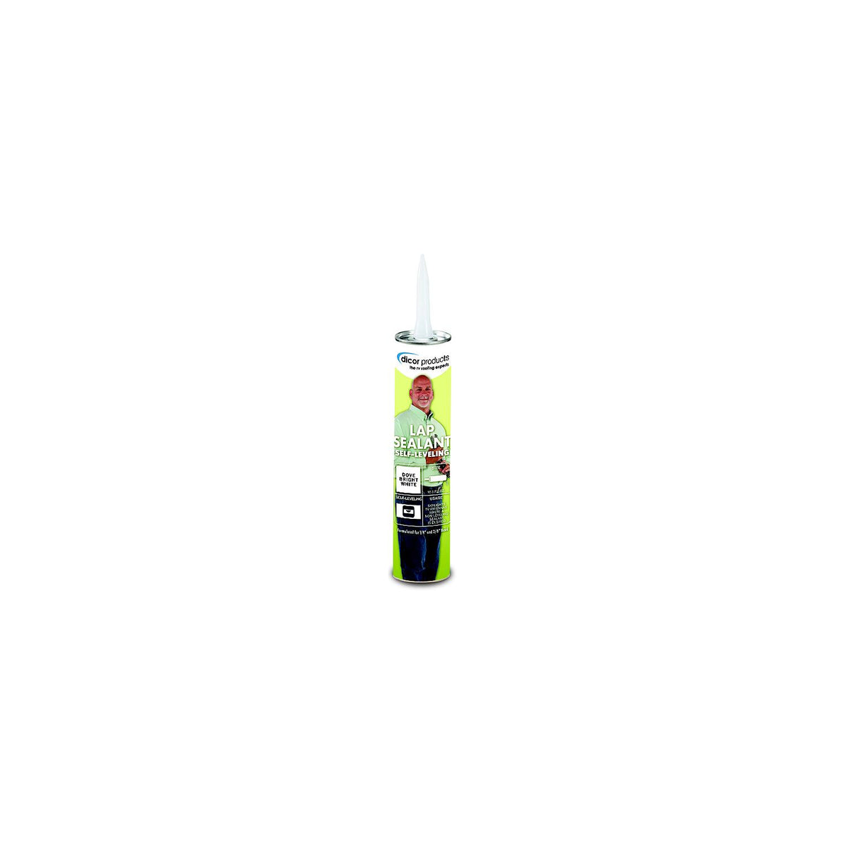 Dicor 501LST1 EPDM Rubber Roof System Self-Leveling Lap Sealant, Tan