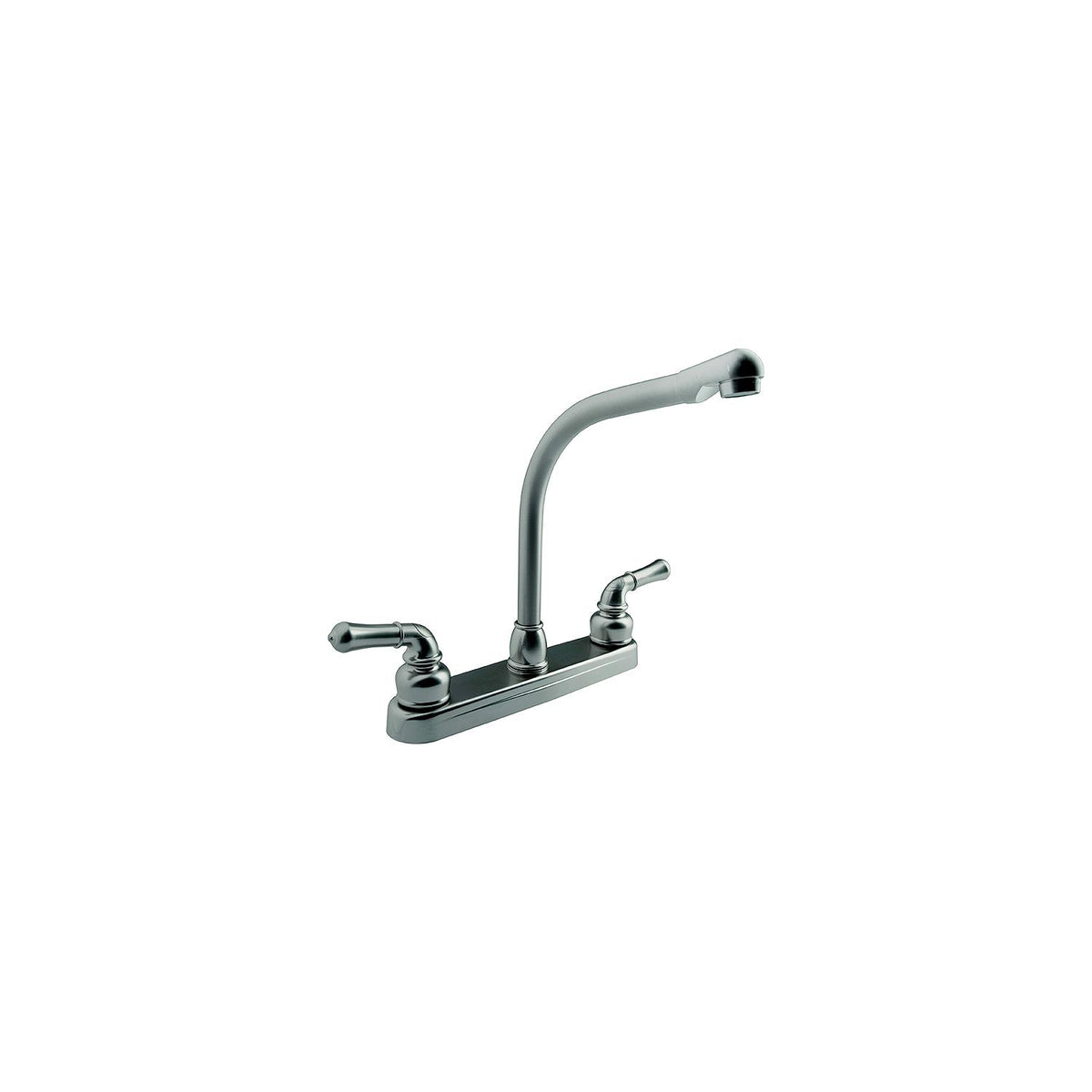 Dura Faucet DFPK210CSN Classical Hi-Rise Kitchen Faucet, Satin Nickel