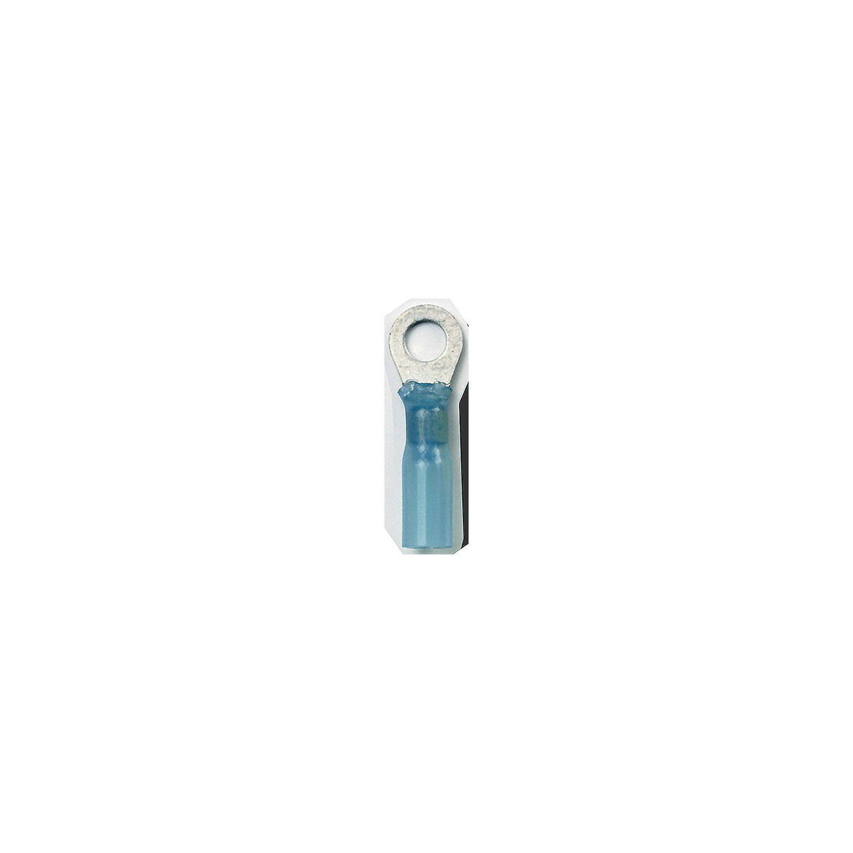 Ancor 311225 Marine Grade Heat Shrink Ring Terminals, #8 Fastener, 16-14 Wire, Blue, 25/Pk