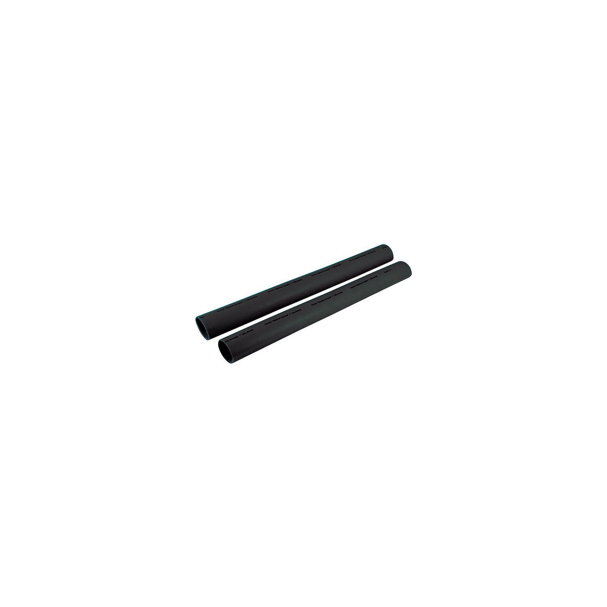 Ancor 326124 Marine Grade Heat Shrink Heavy Wall Battery Cable Tube For 8-2/0, 12" Black