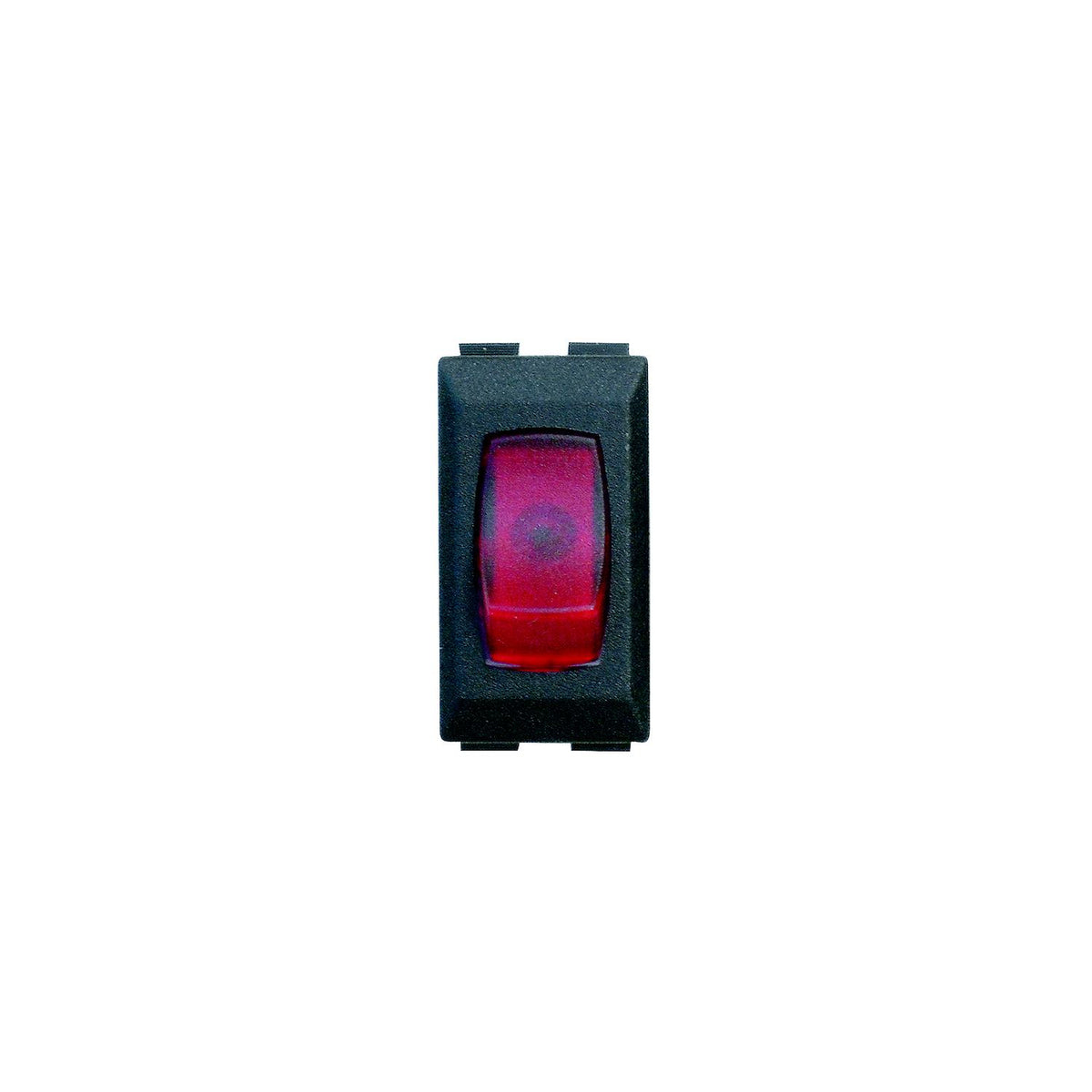 Diamond 12V Illunminated On/Off Switch, Black w/Red Light