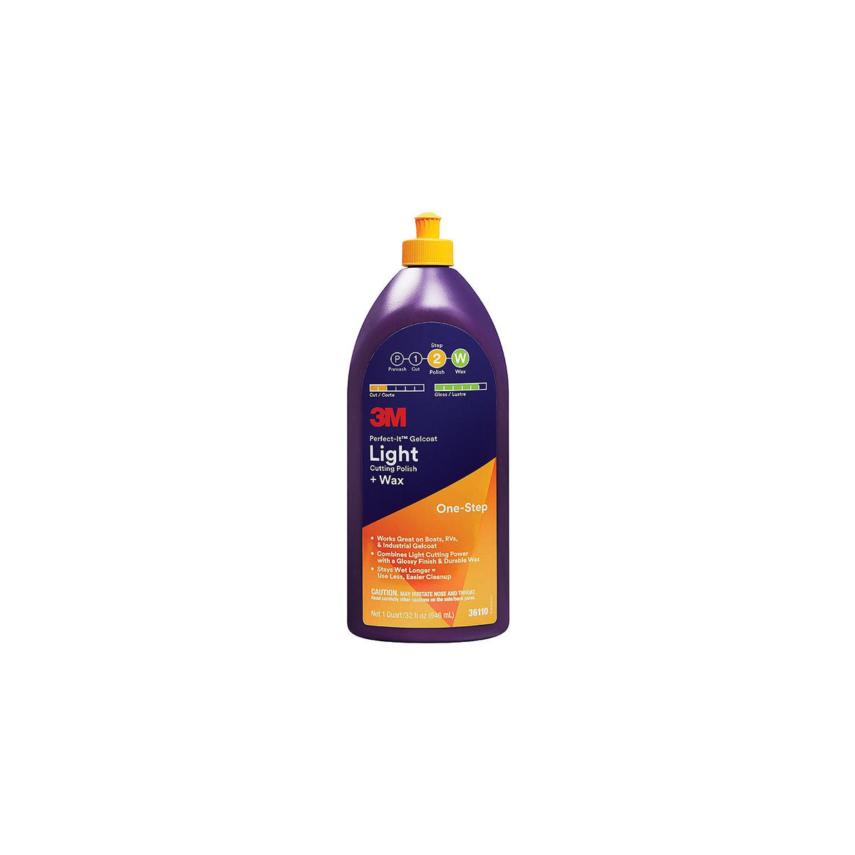 Perfect-It Gelcoat Light Cutting Compound/Wax, Gal.